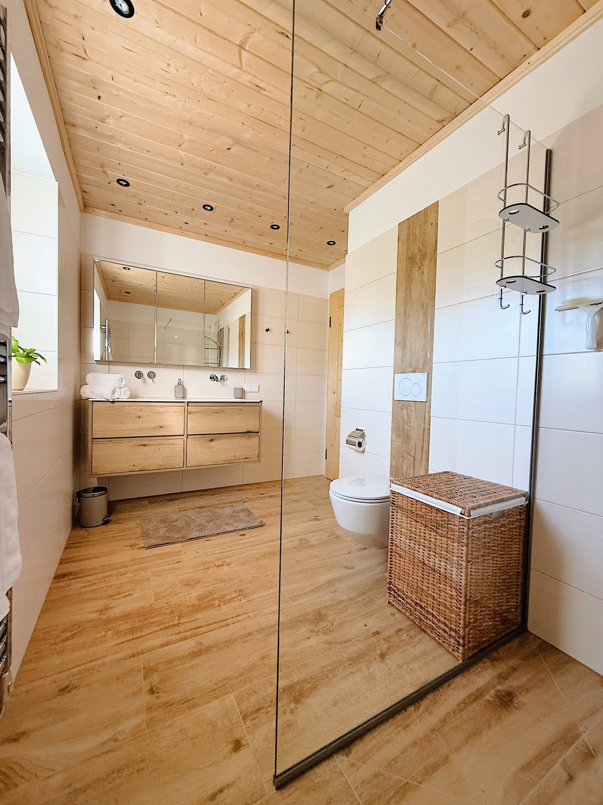 Badezimmer vom Ferienhaus Bergmann in Bad Aussee