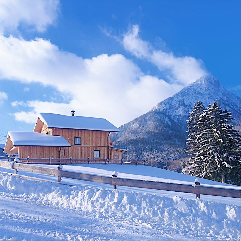 Winterwonderland beim Ferienhaus Bergmann in Bad Aussee